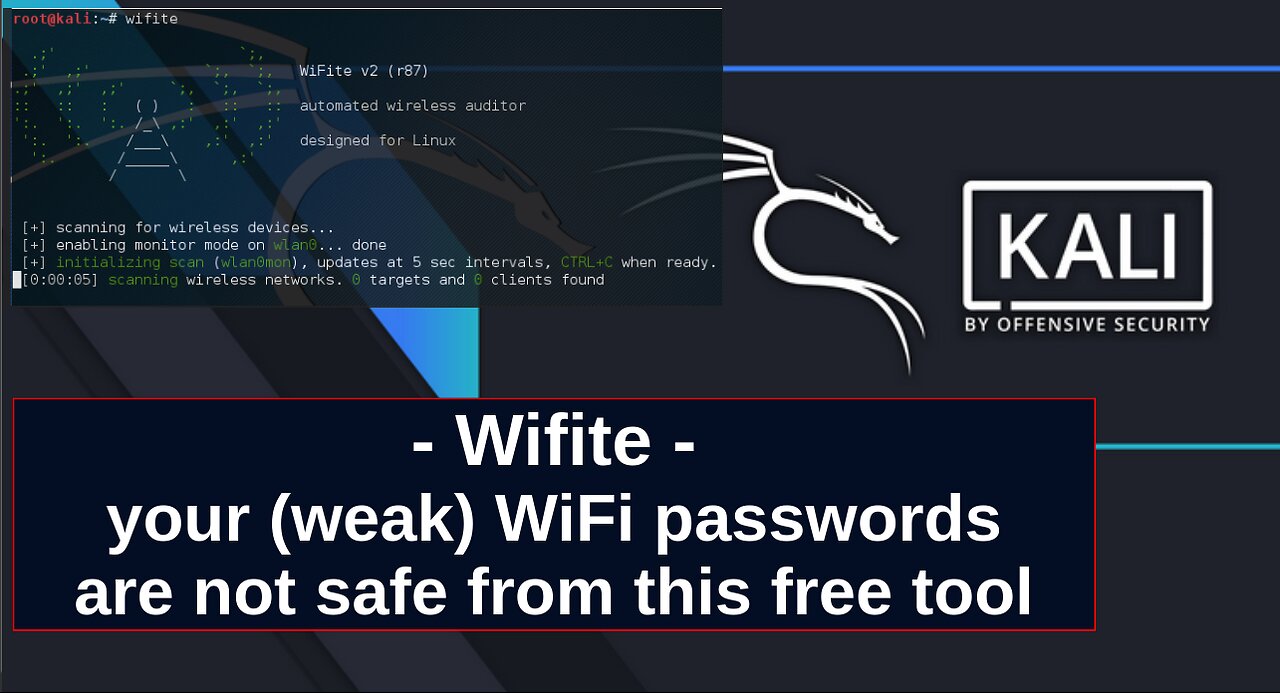 Wifite | Is your WiFi password strong enough against this attack?