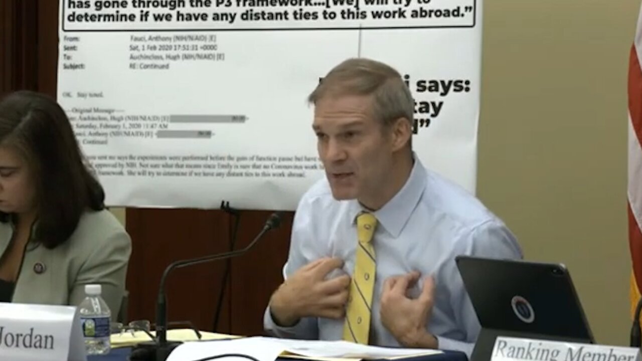 Jim Jordan Criticizes Fauci For Skipping GOP COVID-19 Origin Hearing - 2178