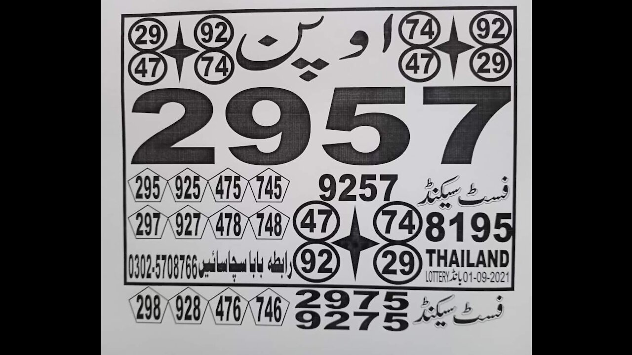 Thai Lottery 06