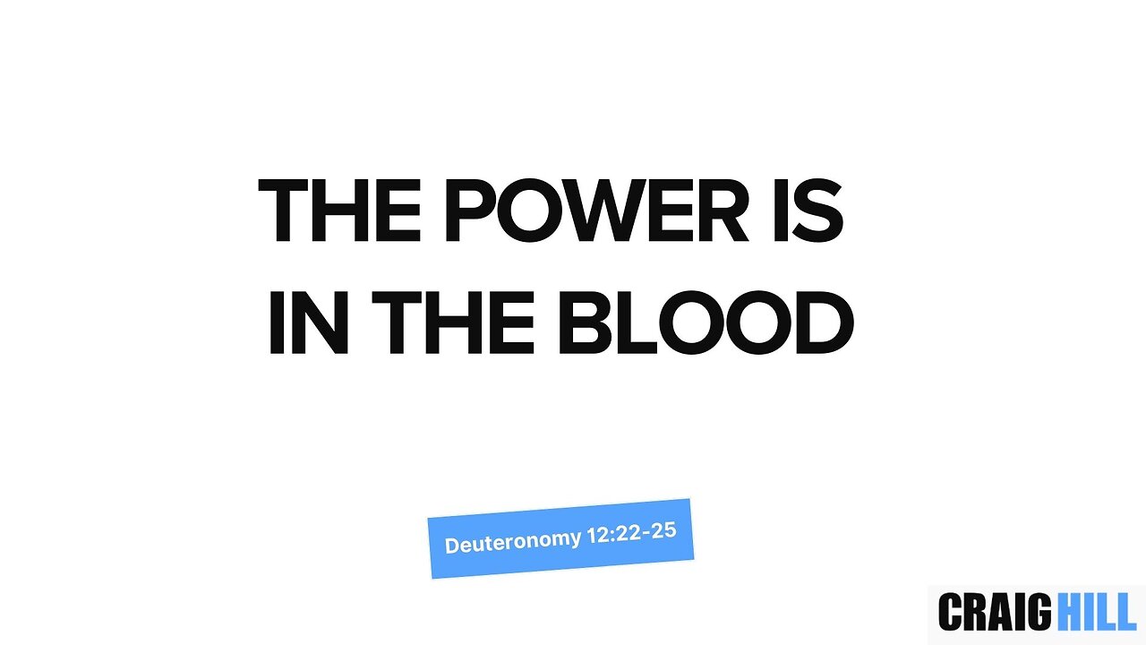 The power is in the blood!