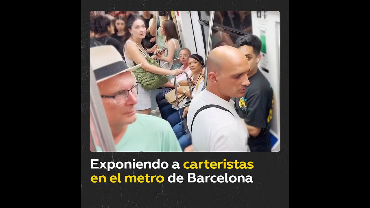 Graba y expone a carteristas en el metro de Barcelona