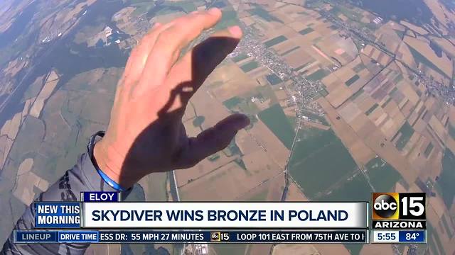 Eloy skydiver wins bronze medal in Poland