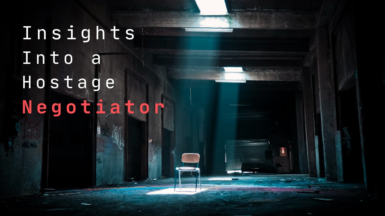 Terry Tucker A Hostage Negotiator explains control your mind and you can control any situation.