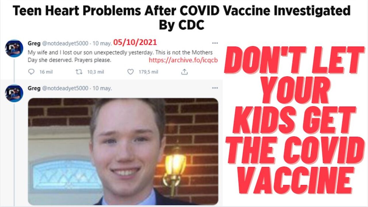 CDC Investigating Dangerous Covid Vaccine Side Effects On Children