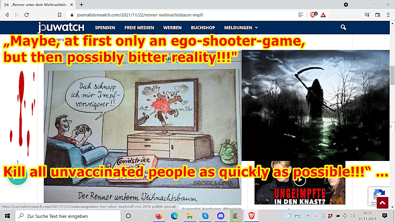 „Maybe, at first only an ego-shooter-game, but then possibly bitter reality.!!!“ ...