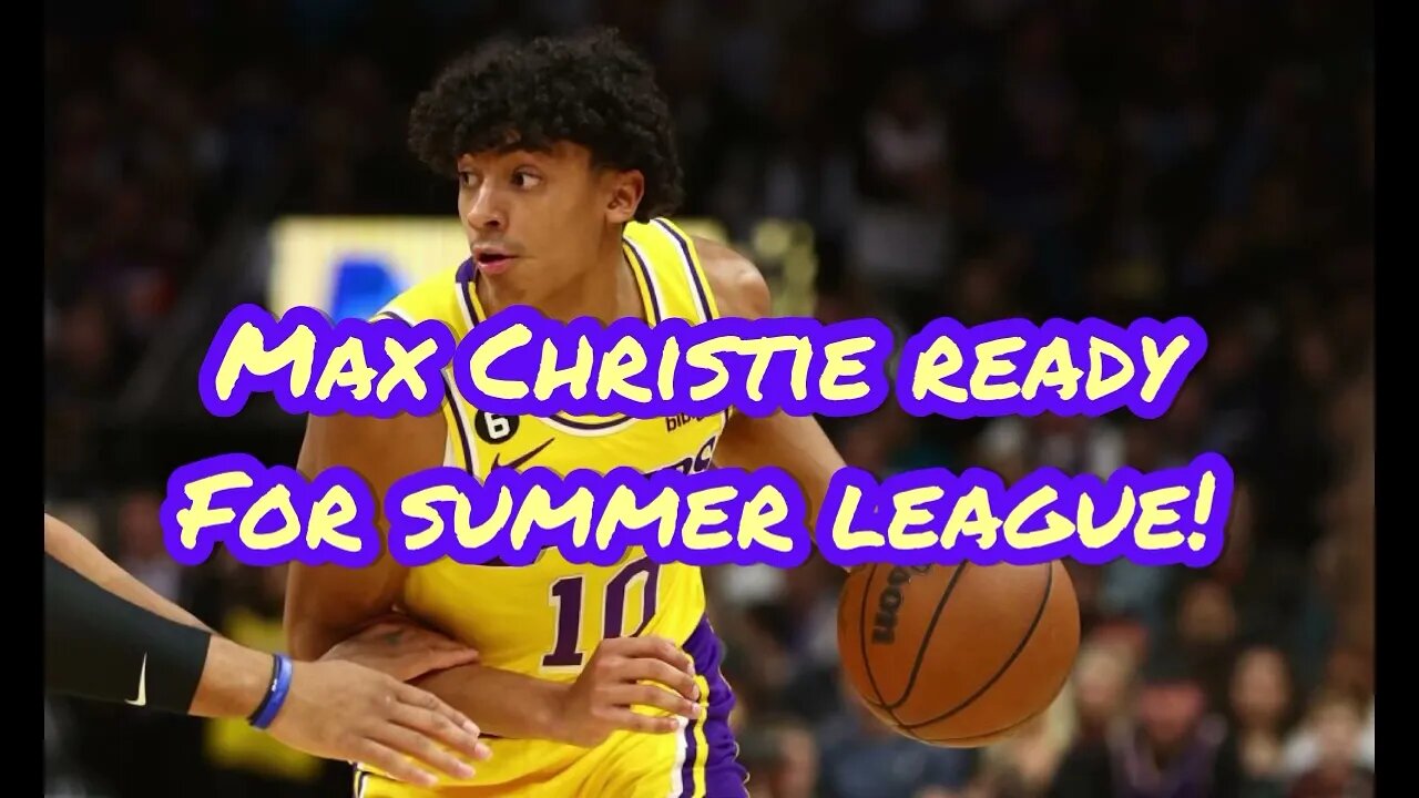 Max Christie Ready For A Breakout Season in 2023-2024