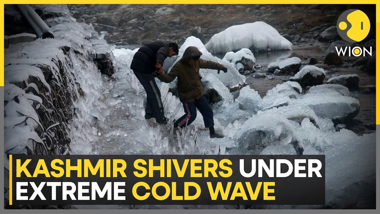 India: Bone-Chilling Cold Wave Engulfs Jammu Kashmir and Ladakh | India News | WION