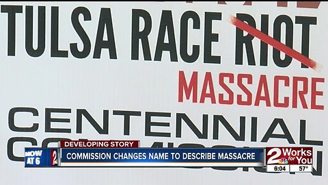 Commission changes name to describe massacre