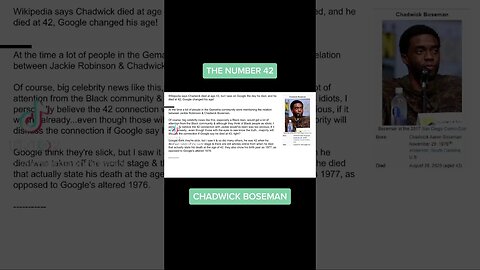 What is Gematria? - THE NUMBER 42 - WWW.LINKTREE.COM/ROXIMUSPRIME95 - CHADWICK BOSEMAN