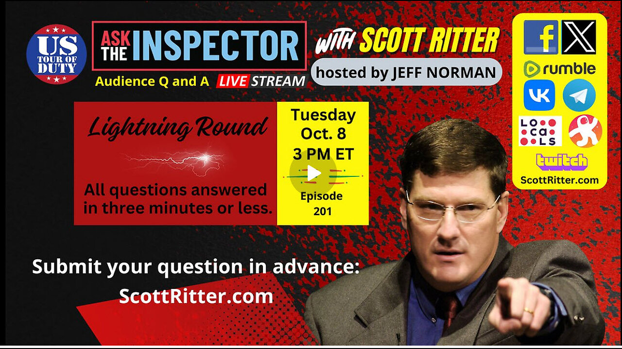 Ask the Inspector Ep. 201 (streams live on Oct. 8 at 3 PM ET)