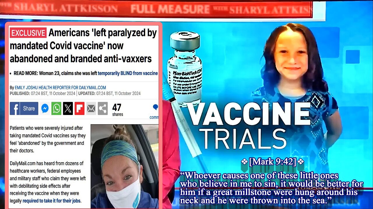 Americans 'Left Paralyzed by Mandated Covid Vaccine' Now Abandoned And Branded Anti-Vaxxers