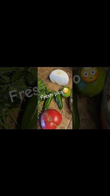 Fresh Pico #shortsvideo #socialmedia #cooking #tips #organic #garden @TalkwithSally