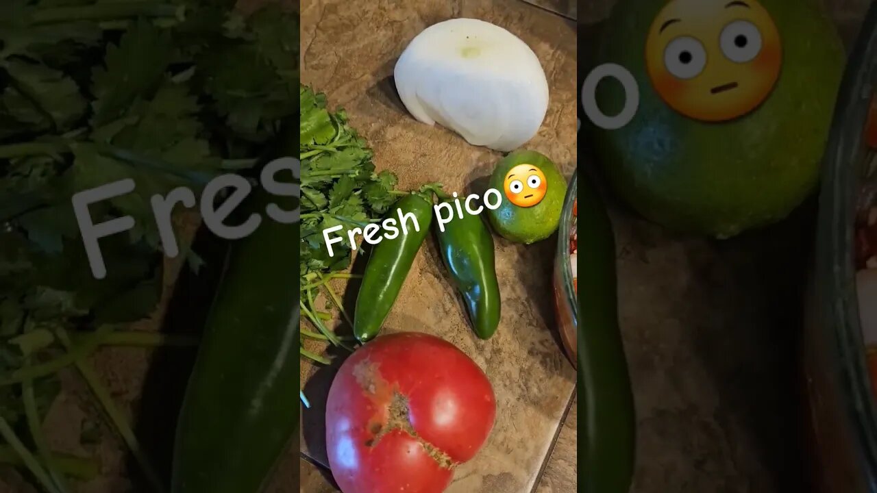 Fresh Pico #shortsvideo #socialmedia #cooking #tips #organic #garden @TalkwithSally