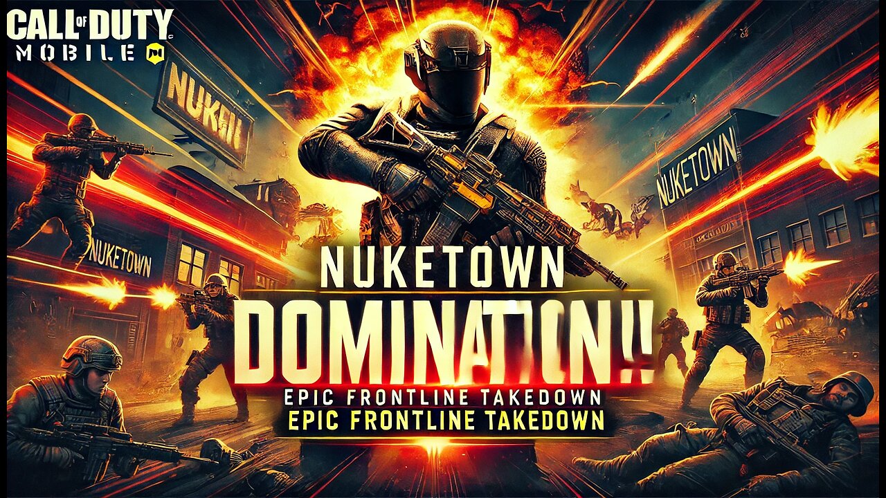 "Nuketown Domination: Epic Frontline Takedown in Call of Duty Mobile!"