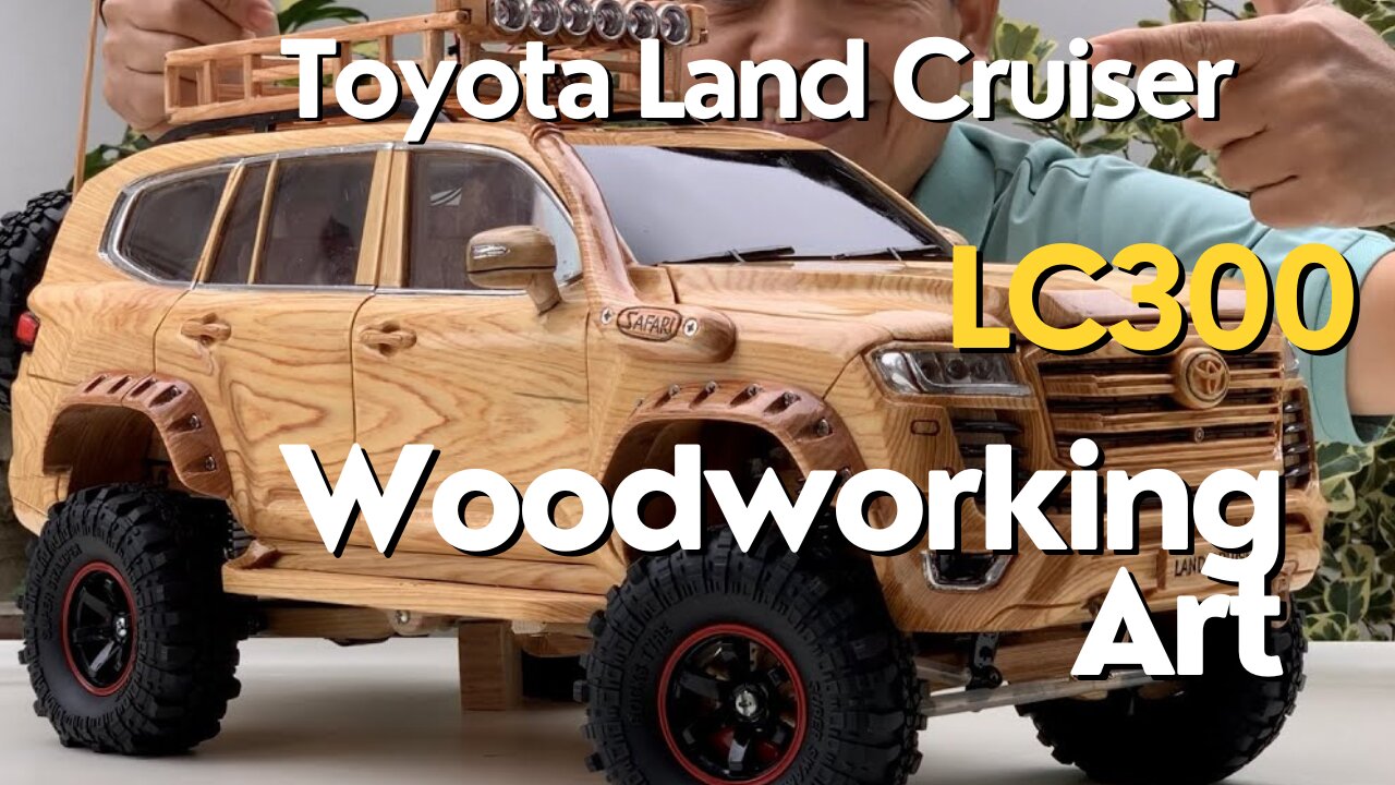 The upgraded version of the Toyota Land Cruiser LC300 - Woodworking Art