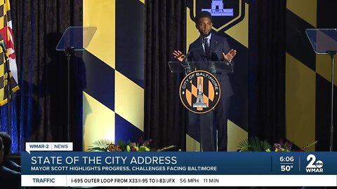 Mayor Scott highlights progress, challenges facing Baltimore in State of The City address