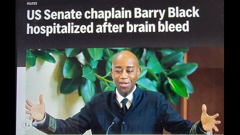 US Senate Chaplain Barry Black Had A Brain Bleed