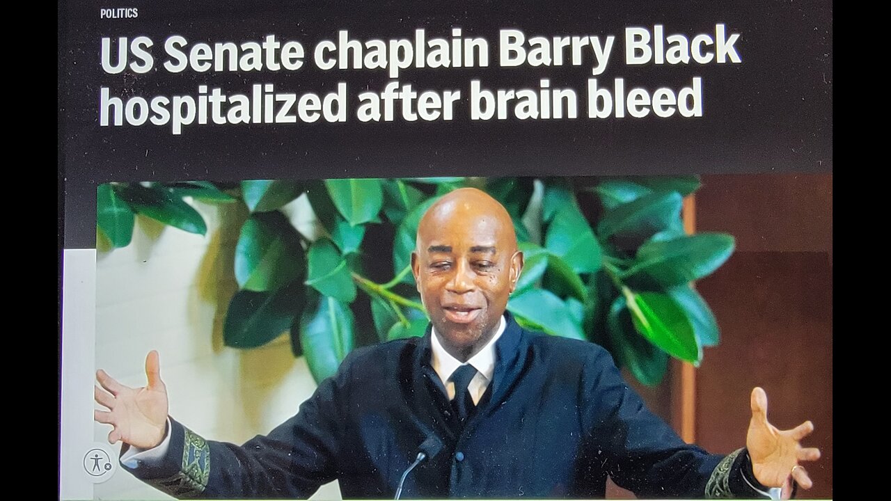 US Senate Chaplain Barry Black Had A Brain Bleed