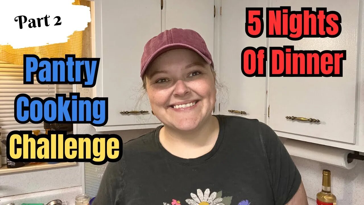 Part 2 - Pantry & Freezer Cooking Challenge || Making 5 Dinners From What I Already Have