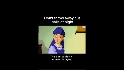 Don't throw away cut nails at night😳☠️☠️