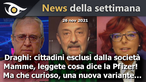 NEWS DELLA SETTIMANA (26 nov 2021)