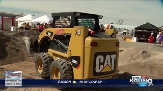 Students learn about the construction industry