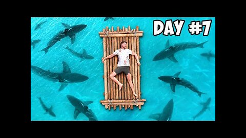 Leaving 7 days in water without any food Mr beast #mrbeast