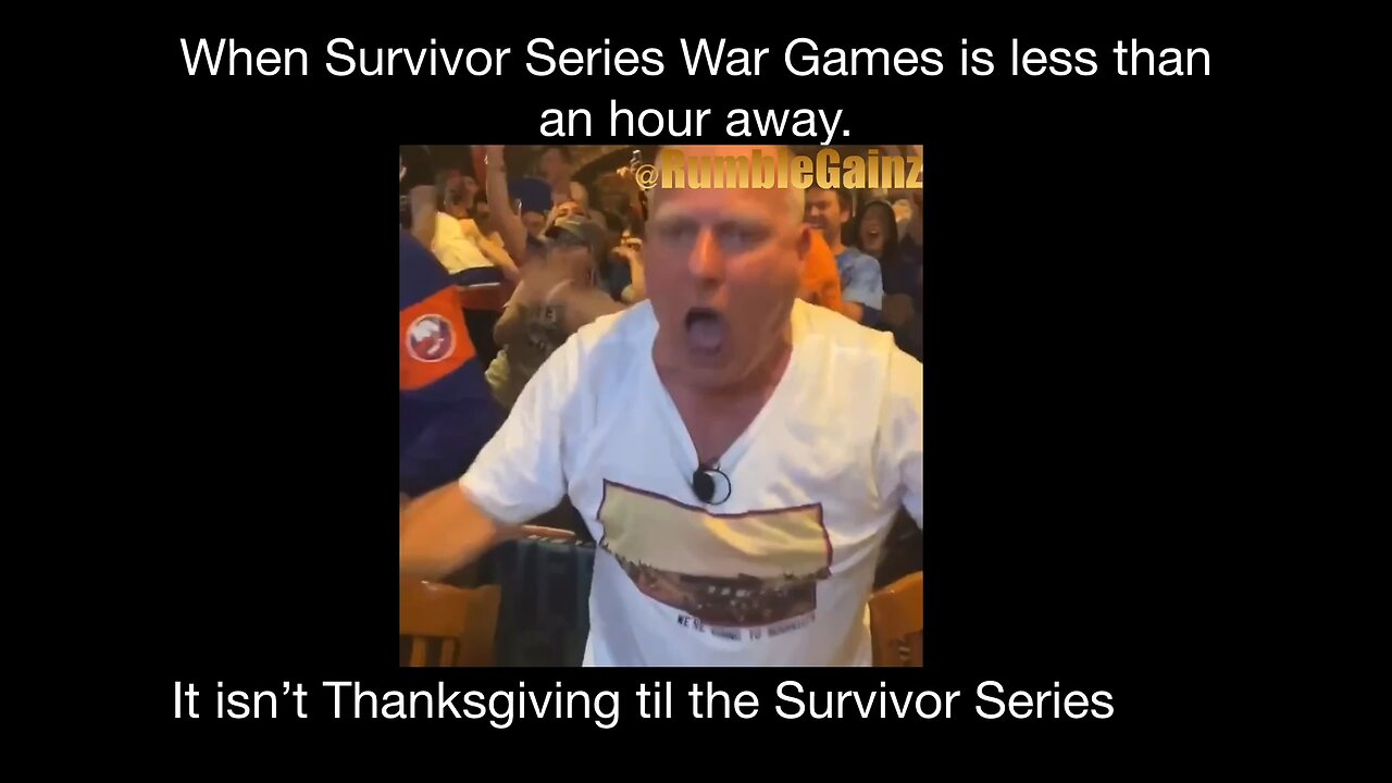 Survivor Series War Games. @rumblegainz