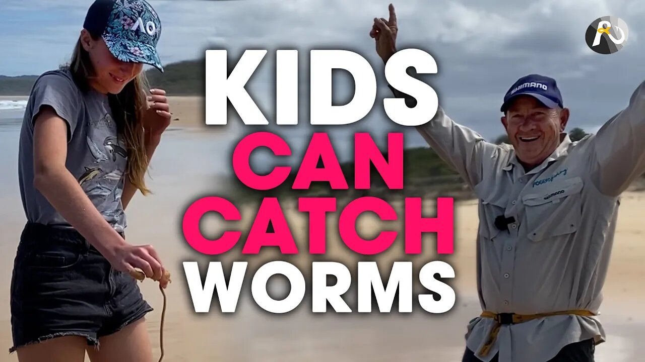 Teach Your Kids To Read A Beach + Catch BEACH WORMS🐛