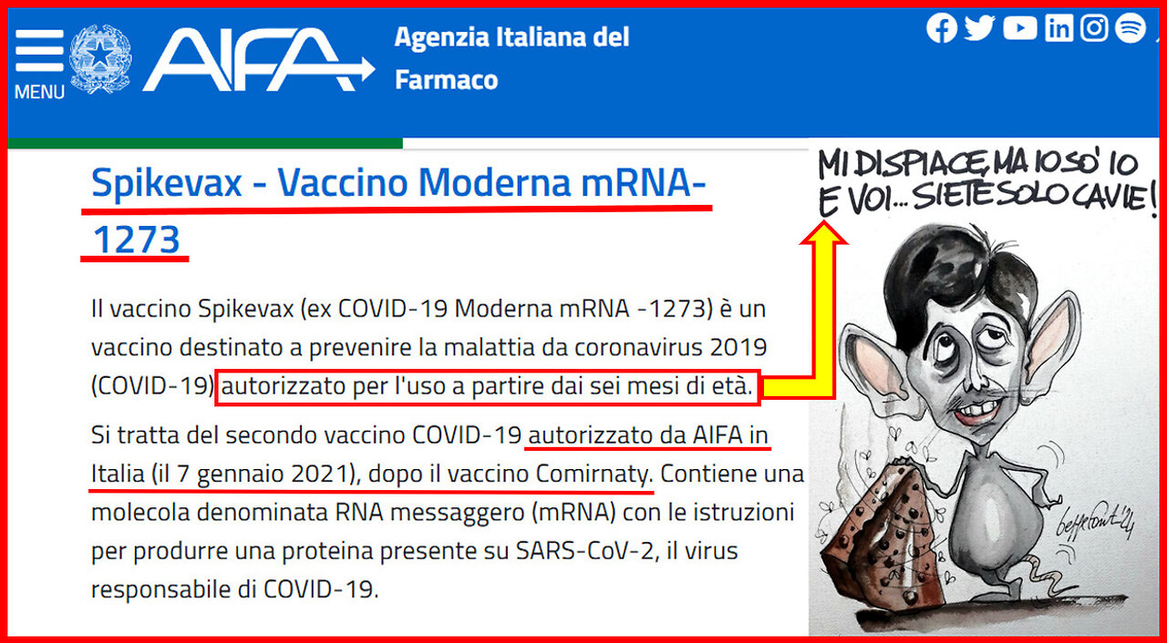 CRIMINI CONTRO L'UMANITÀ: DATI SCIOCCANTI RIVELANO L'IMPATTO MORTALE DEL VACCINO MODERNA CON IL 50% IN PIU' DI INFORTUNI & IL 30% IN PIU' DI DECESSI 🙉🙈🙊...