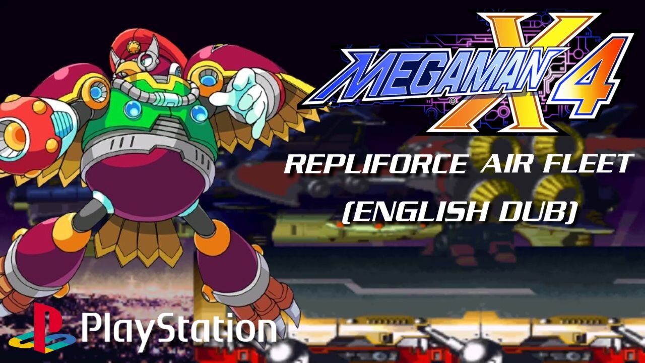 Mega Man X4 - Repliforce Air Fleet (English Dub) ~ PlayStation