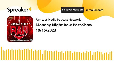 Monday Night Raw Post-Show 10/16/2023