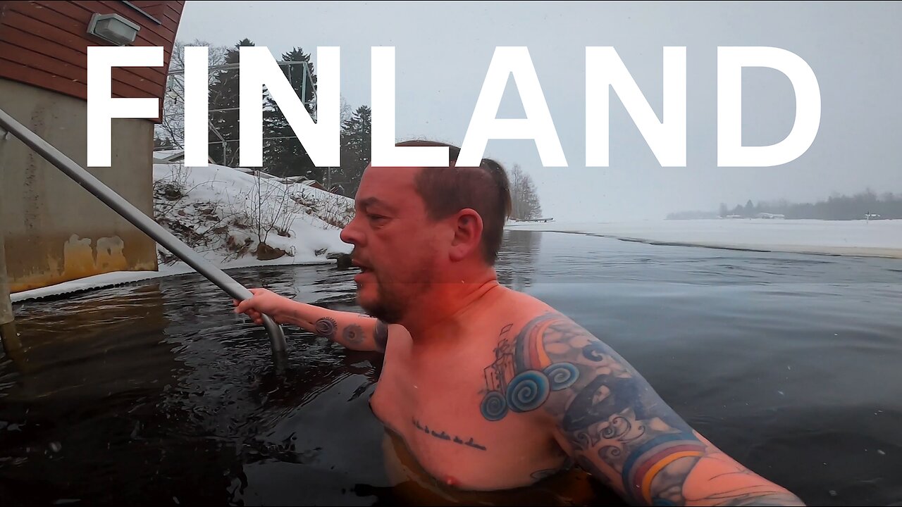 🇫🇮 Getting an Ice Bath and Tattoo in Jakobstad (#finland) 🧊