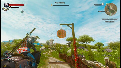 The Witcher 3 warble of smitten knight p3 horse racing