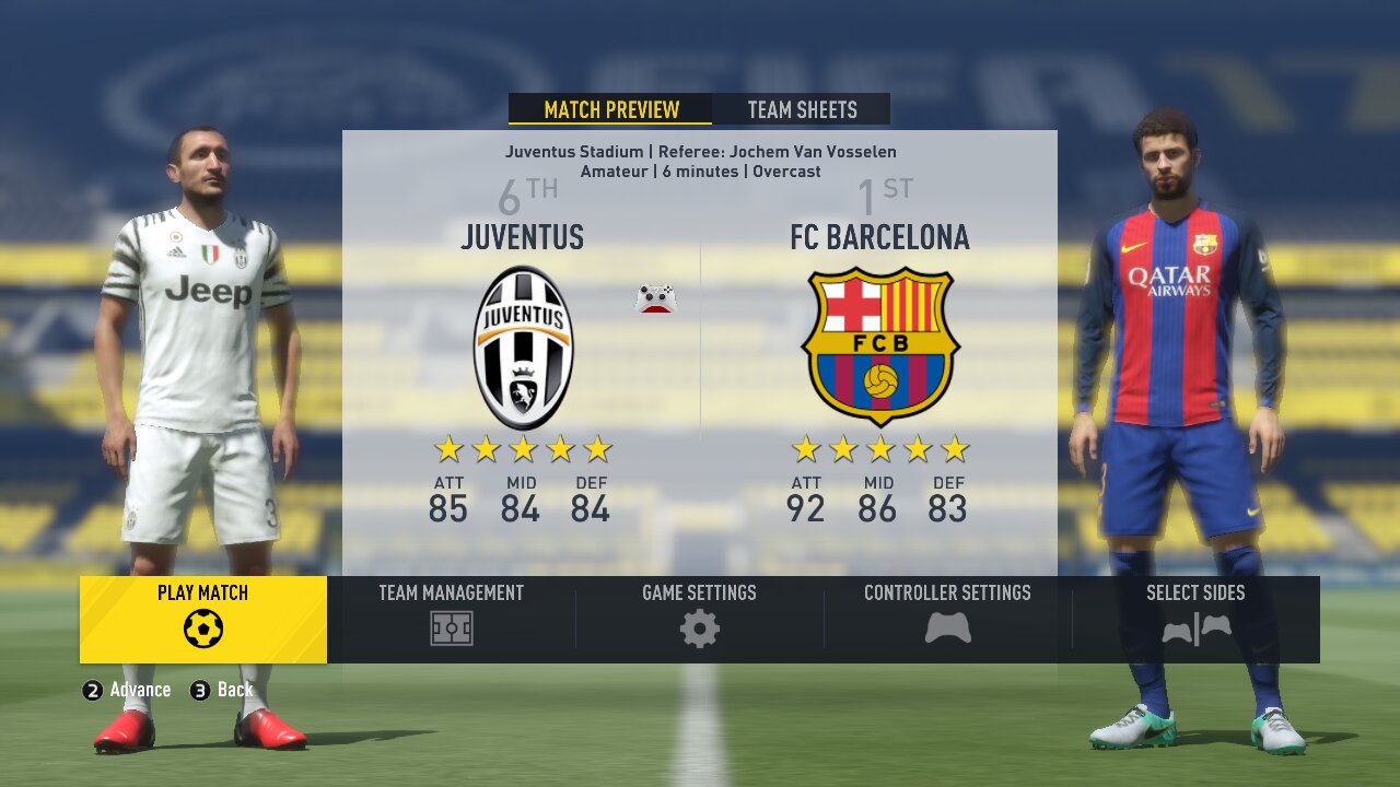 FC BARCELONA VS JUVENTUS TURIN