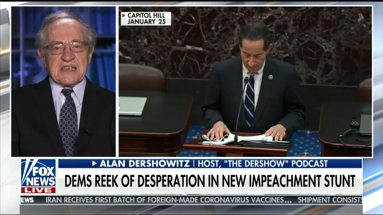 Alan Dershowitz Explains Why Trump Shouldn't Testify at Impeachment Hearings