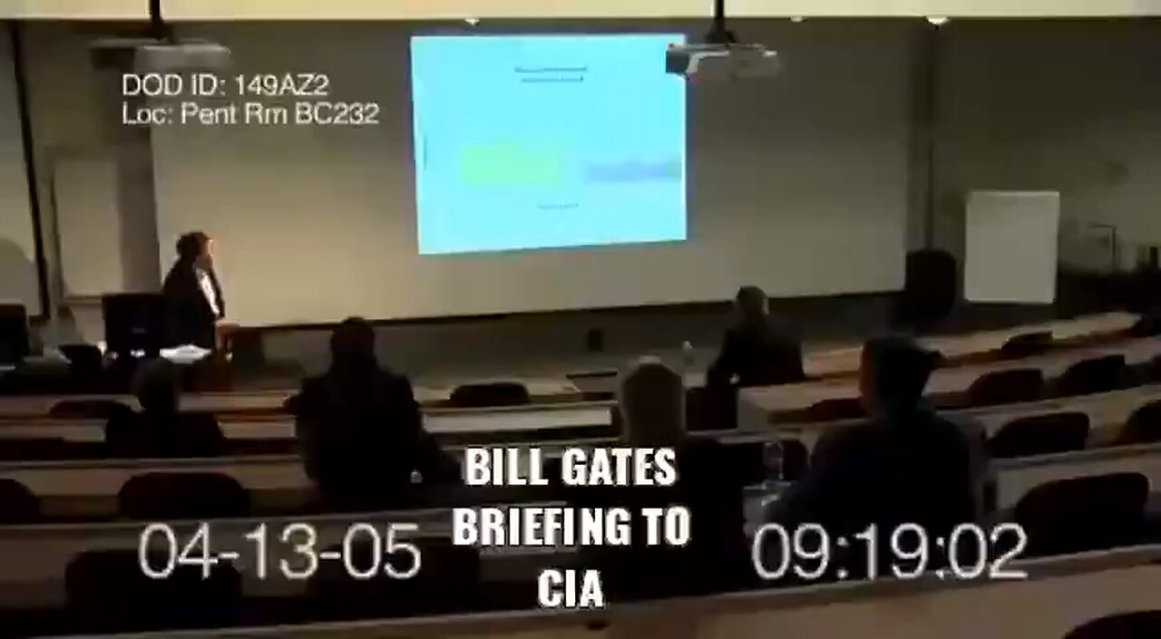 Bill Gates 2005 Pentagon Briefing Removing The God Gene and Rebel Gene