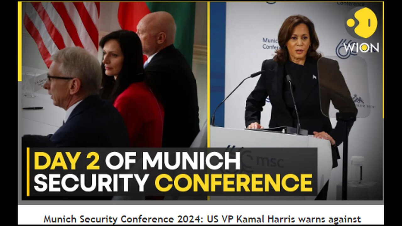 Munich Security Conference 2024: US VP Kamal Harris warns against Republican Trump's World view
