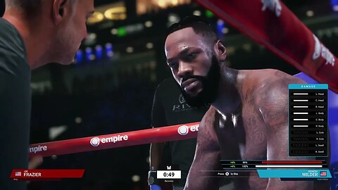 Undisputed Online Gameplay Deontay Wilder vs Joe Frazier