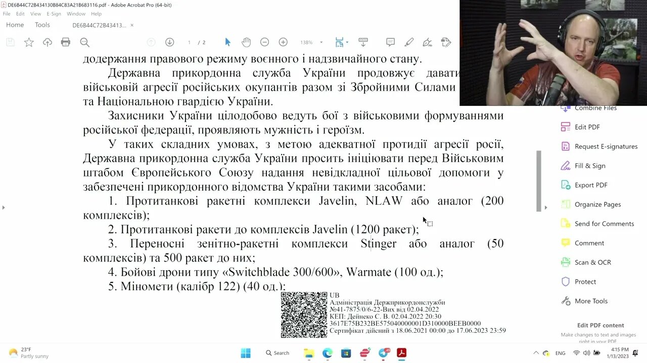 US Providing for Border Security of Ukraine but NOT to their OWN Border Security!