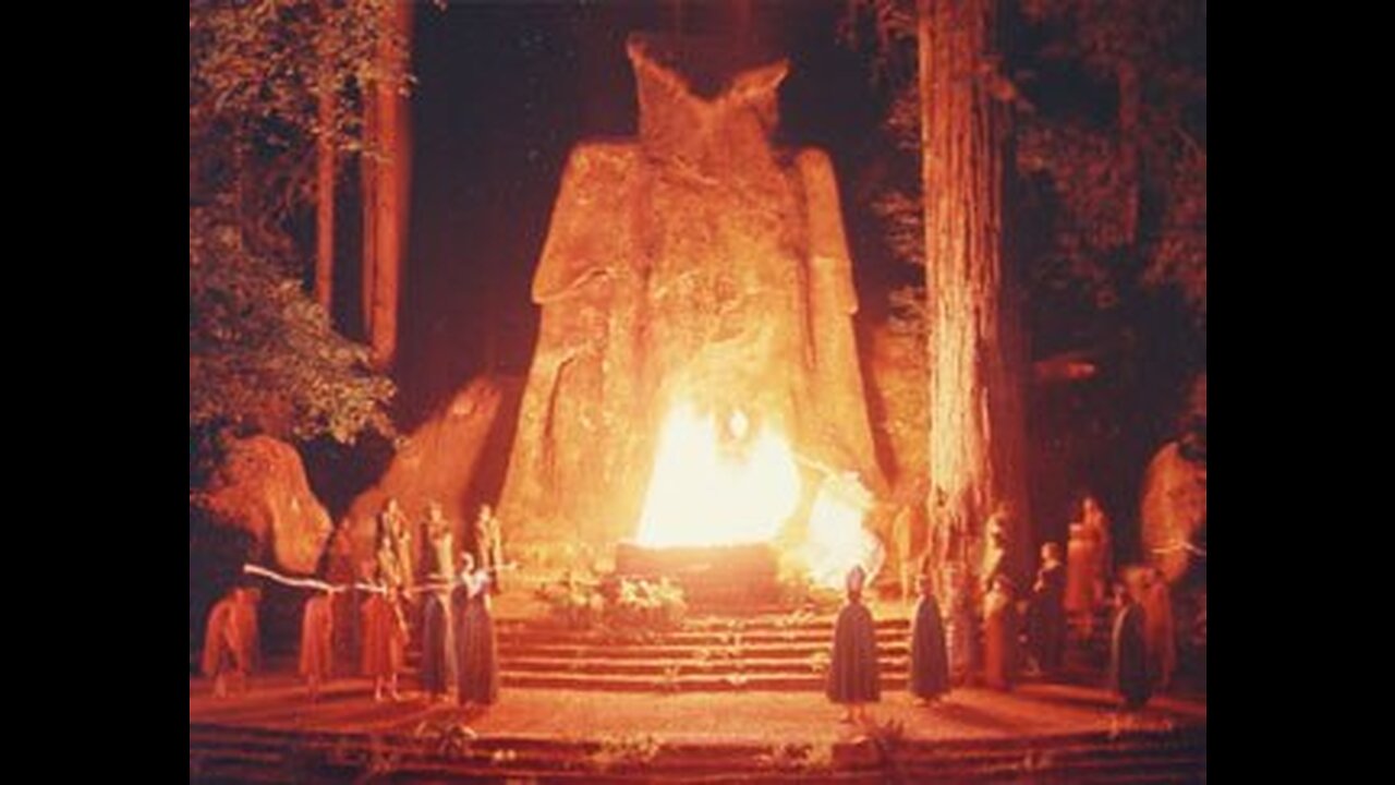 Bohemian Grove Society, ILLUMINATI SYMBOLS BOHEMIAN GROVE - MOLOCH = SACRIFICE OF CHILDREN