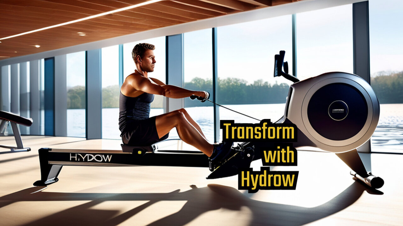 Hydrow Rowing Machine with Immersive 22" HD Rotating Screen