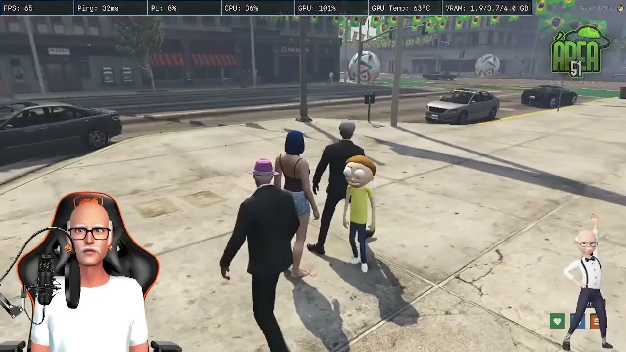 GtaV-Roleplay Conheci o Morty do "rick e morthy"