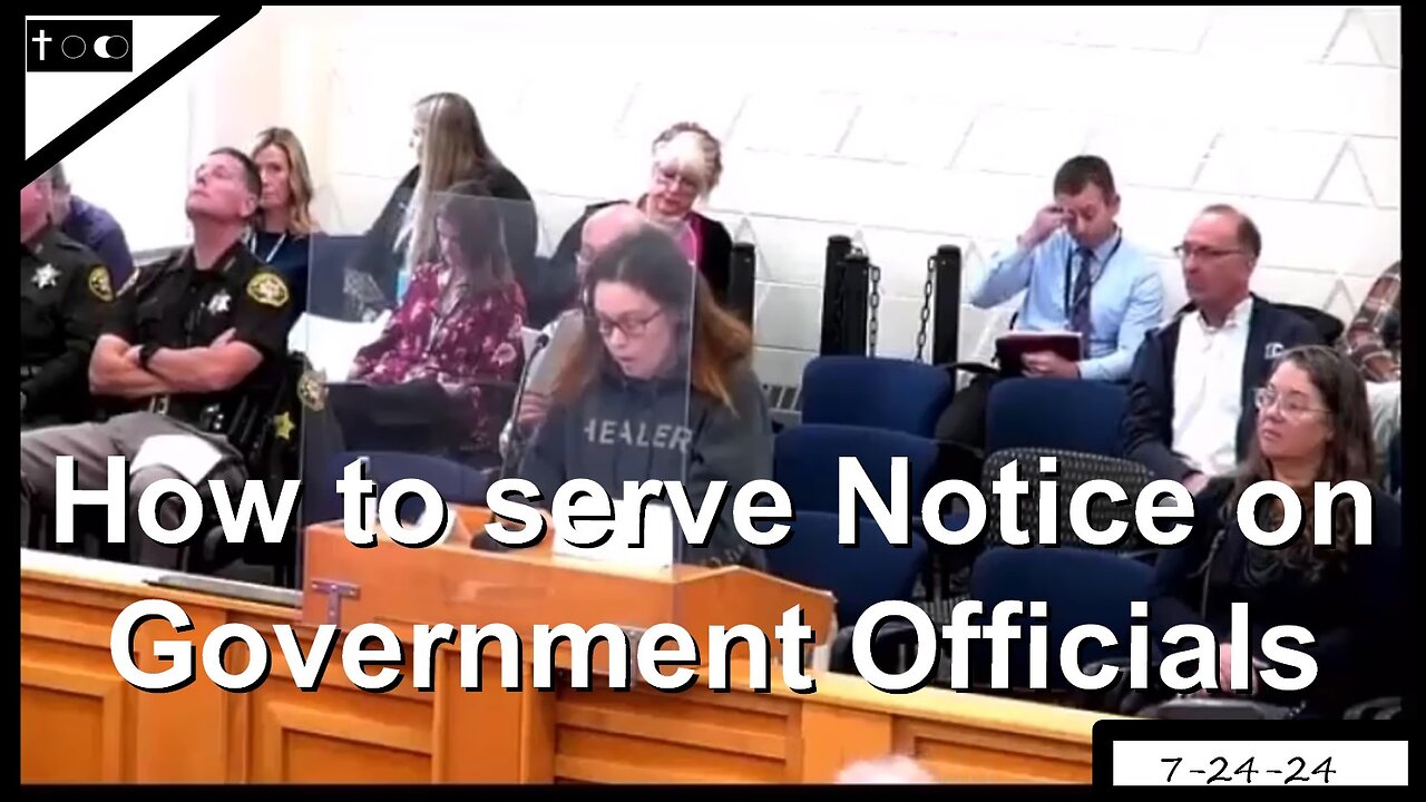 How to serve Notice on Government - 7-24-24