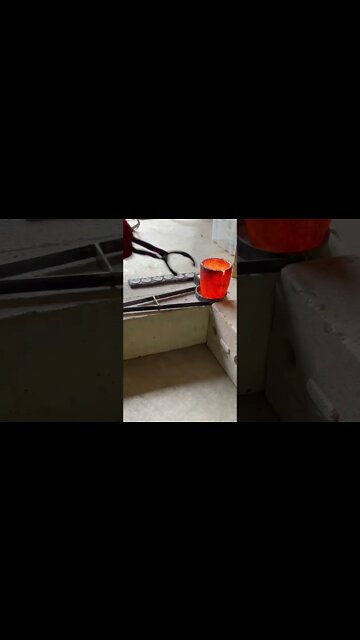 🔥AMAZING METAL CASTING🔥#copper #coppercoins #pouring #pouringcopper
