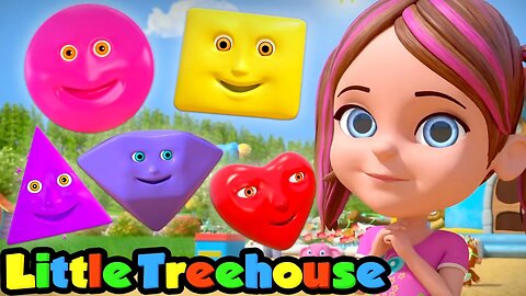 We are Shapes | Shapes Song | Kindergarten Learning | Nursery Rhymes & Kids Song - Little Treehouse