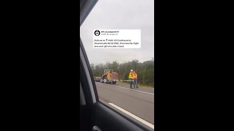 Transport Truck Rollover On Hwy 401 Shannonville Ontario