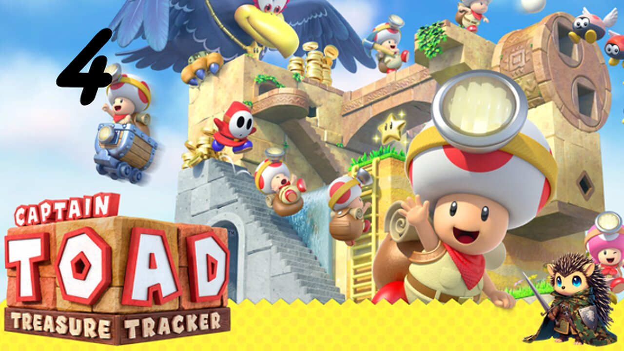 Completing Episode 1 Super Gems and Bonus Challenges - Captain Toad: Treasure Tracker BLIND [4]