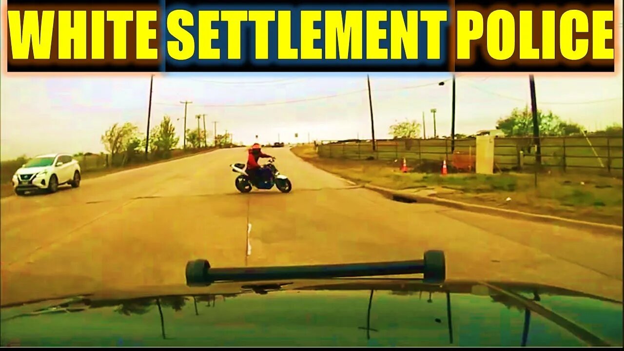 White Settlement Police Vs. Motorcylist