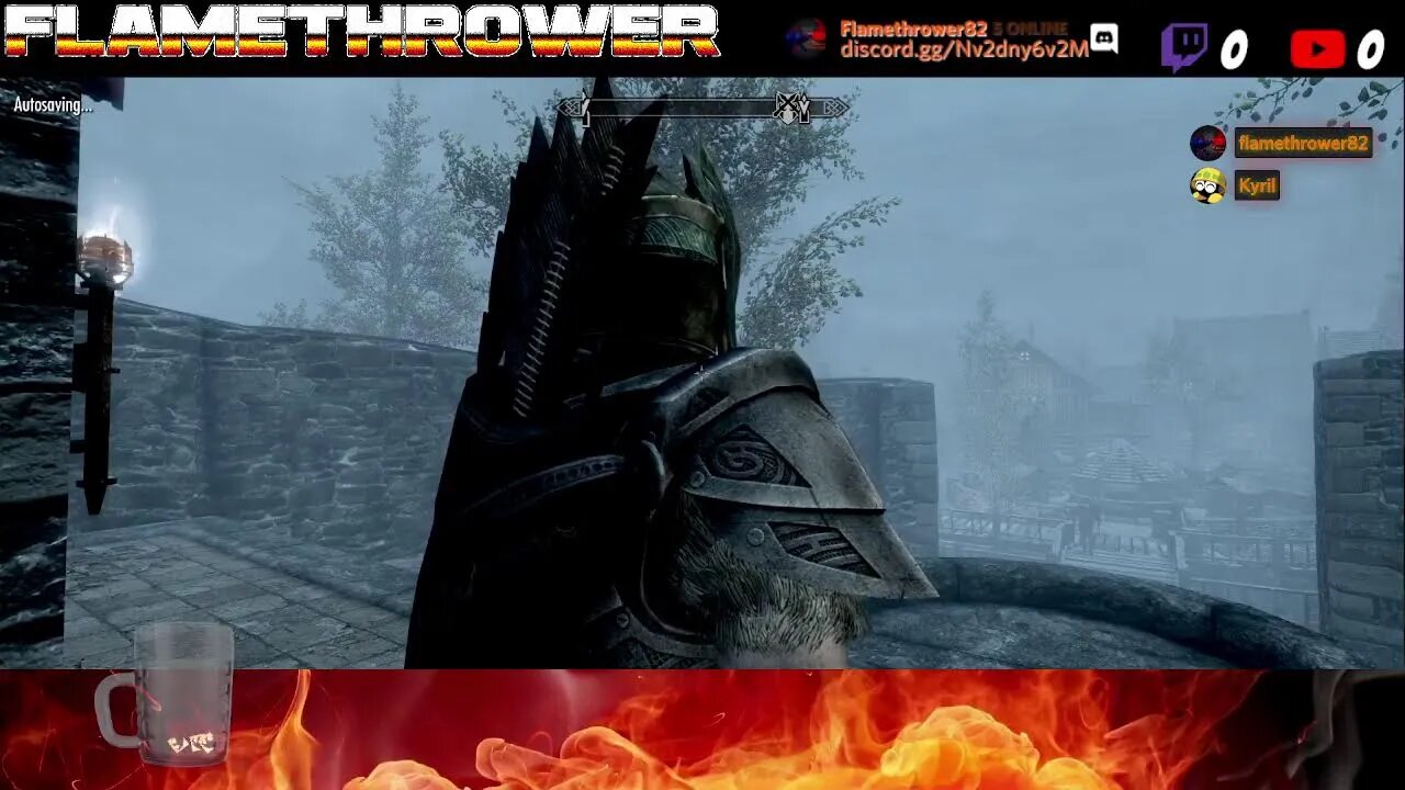 Live with Flamethrower: YOU TOOK MY SWEET ROLL! #Skyrim